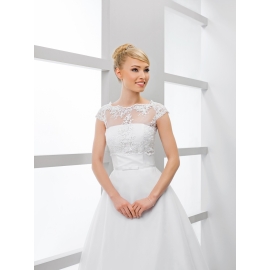 Båtringar bolero med korta ärmar i spets med paljetter Båtringar bolero med korta ärmar i spets med paljetter