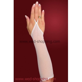 Brudhandskar tyll 30 cm bröllopsklänning Brudhandskar tyll 30 cm bröllopsklänning